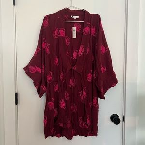 Anthropologie Wrap Kimono Robe NWT